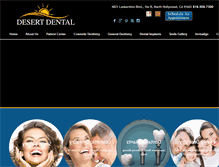 Tablet Screenshot of desertdental.com